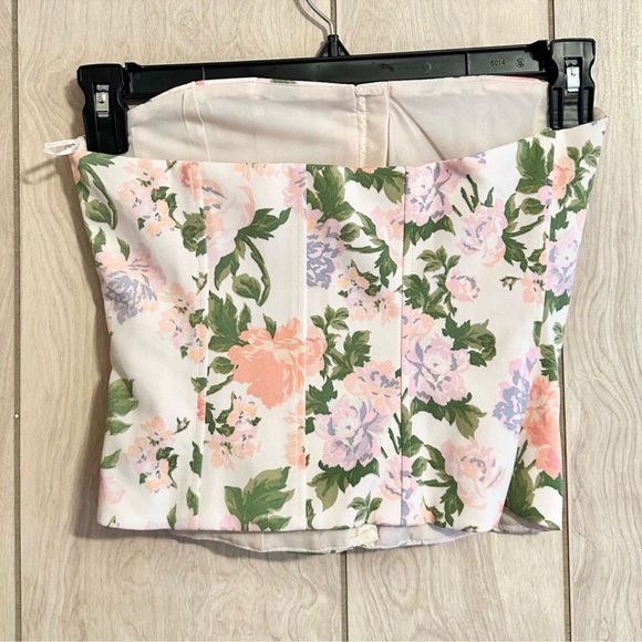 NWT Zara Floral Corset Top - Picture 8 of 11